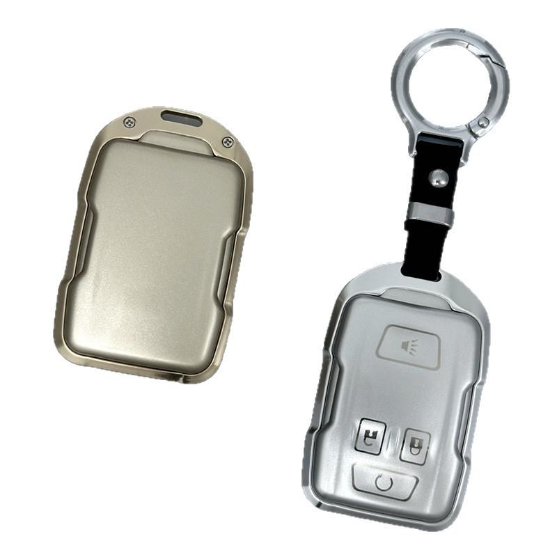 GMC Silverado Car Key Cover: TPU Full Coverage with Aluminum Alloy Buckle