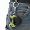 Creative Double Function Mini Grinder Keychain Constructed From Sturdy Soft Rubber Enhancing Aesthetics For Quality Concerned Individuals