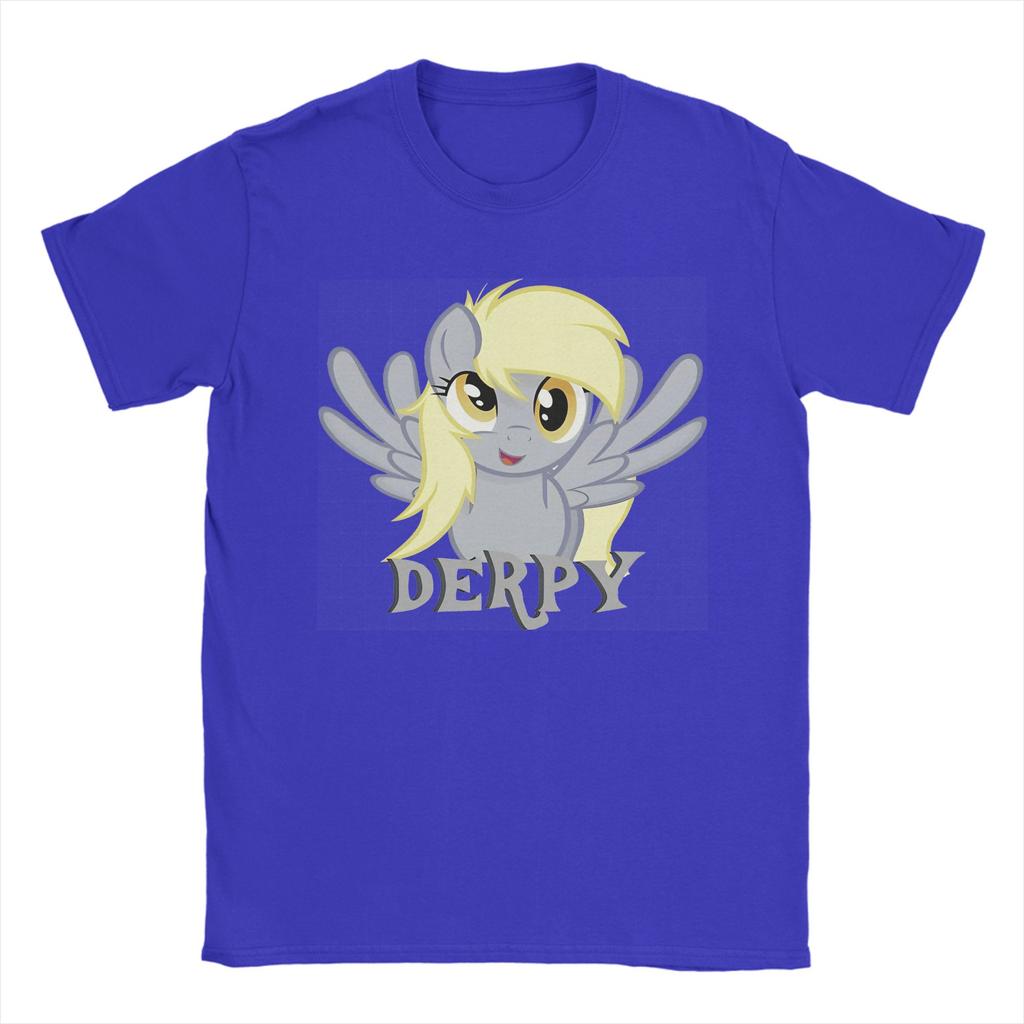 Unisex Muffins Derpy Hooves T Shirts Derpy Pure Cotton Clothing Novelty Short Sleeve O Neck Tees New Arrival TShirts