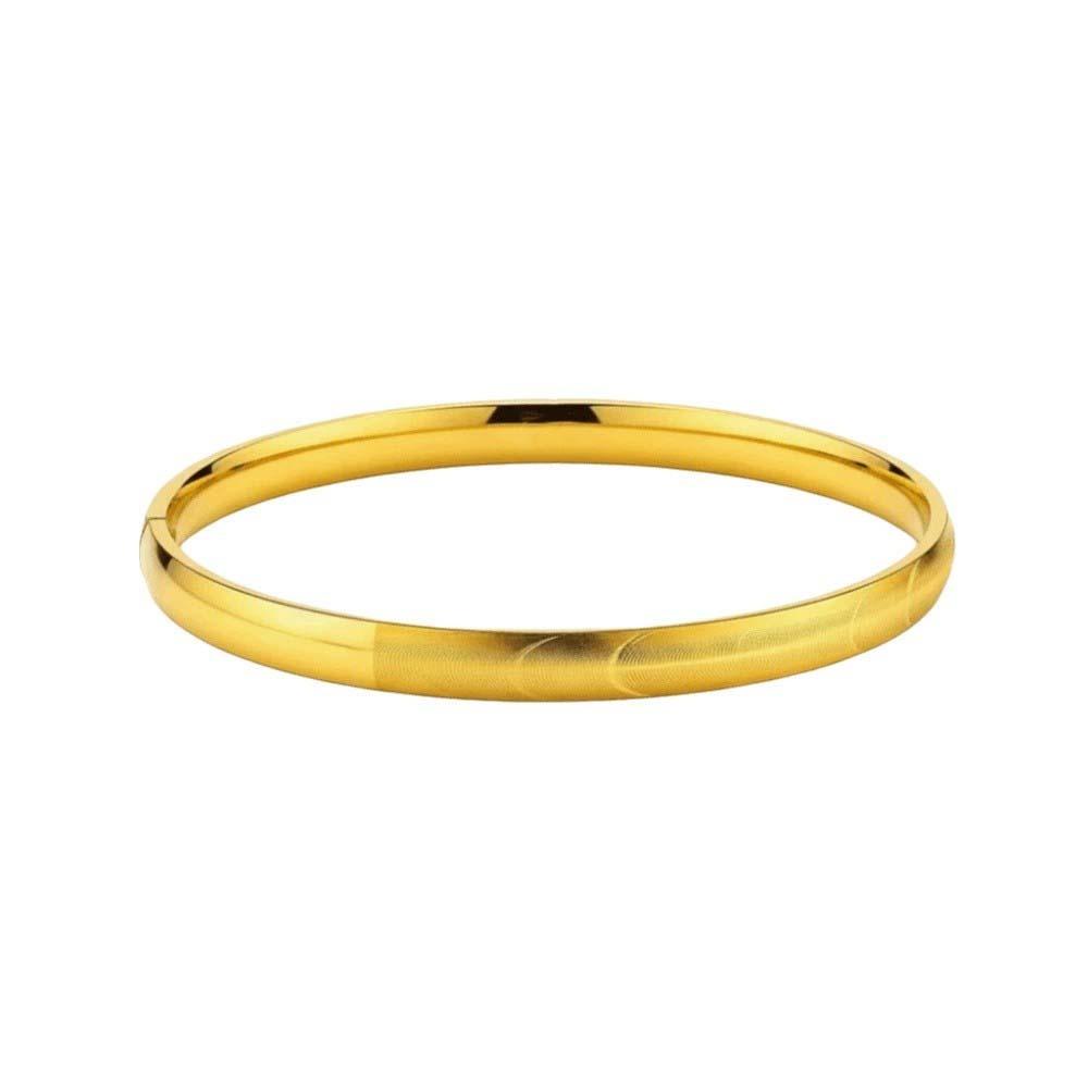 Zinc Zinc Alloy Cat s Eye Bracelet with Ripple Pattern Silver Wrist Circle Opening Brushed Bangle Men 58