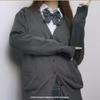 Preppy Style V-Neck Cardigan Sweater - Long Sleeve Sailor Knitwear for Students, Autumn/Winter Japanese JK Uniform