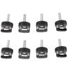 Quick Relse Thumb Screw Aluminium Alloy Red Hard Top Quick Removal Fastener Thumb Screws with Integrated D