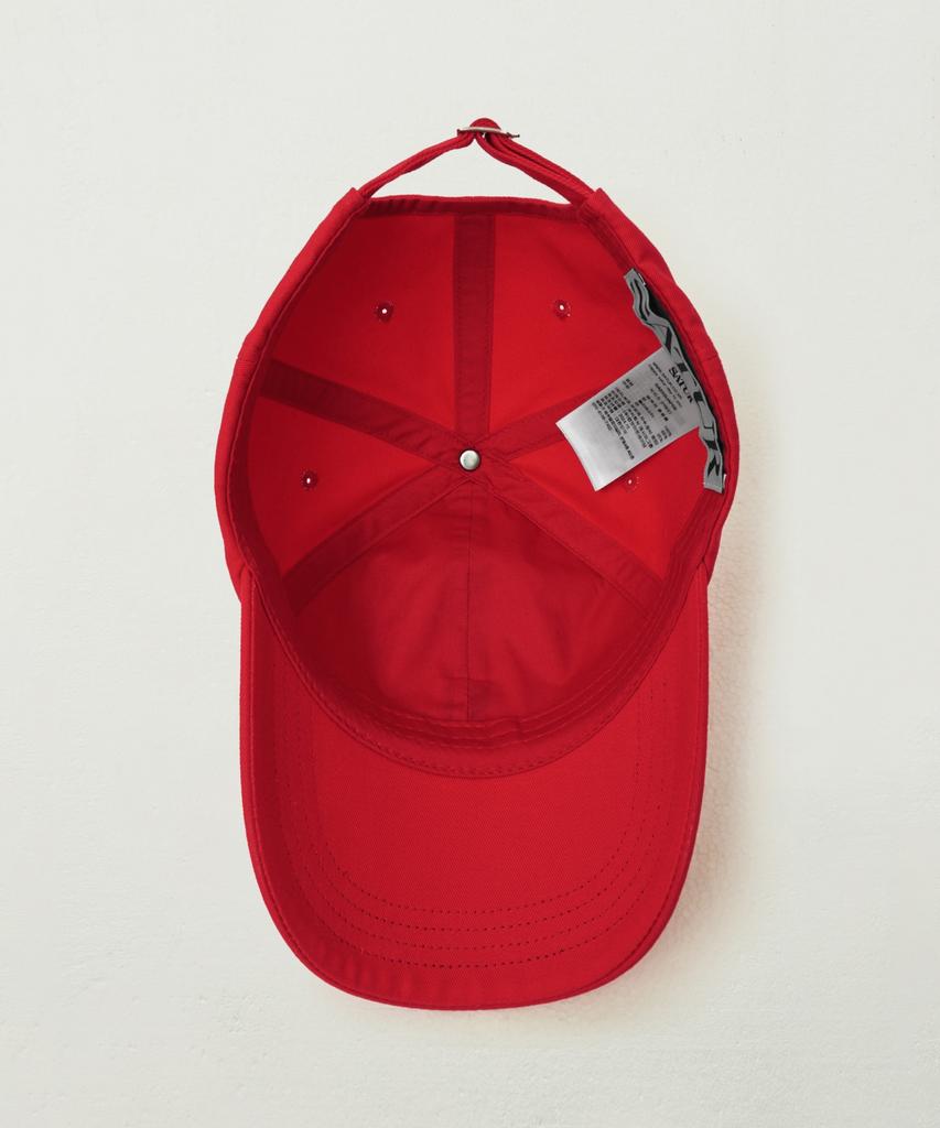 Seteo Classic Small Logo Ball Cap Red