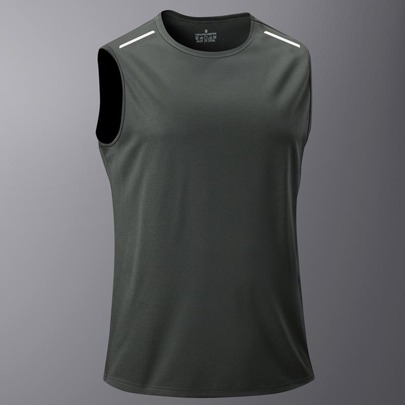 Men's Summer Outdoor Quick-Dry Sleeveless Fitness T-shirt