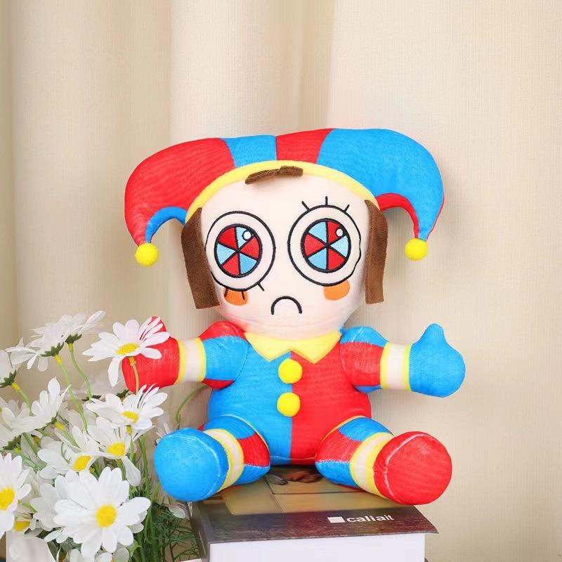 New Digital Clown Pu Plu Doll Toy Soft Stuffed Animal Toy for Adults Jax Digital Circus Magic Number Clown Doll