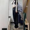 2024 Plus Size Women's Loose Harem Jeans - Slimming Pear-Shaped Fit for Spring & Autumn