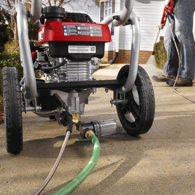 Metal Mesh Inline Water Filter For Pressure Washer 3/4Inch Hose Connection 40 100 Mesh Screen Sediment Water Strainer