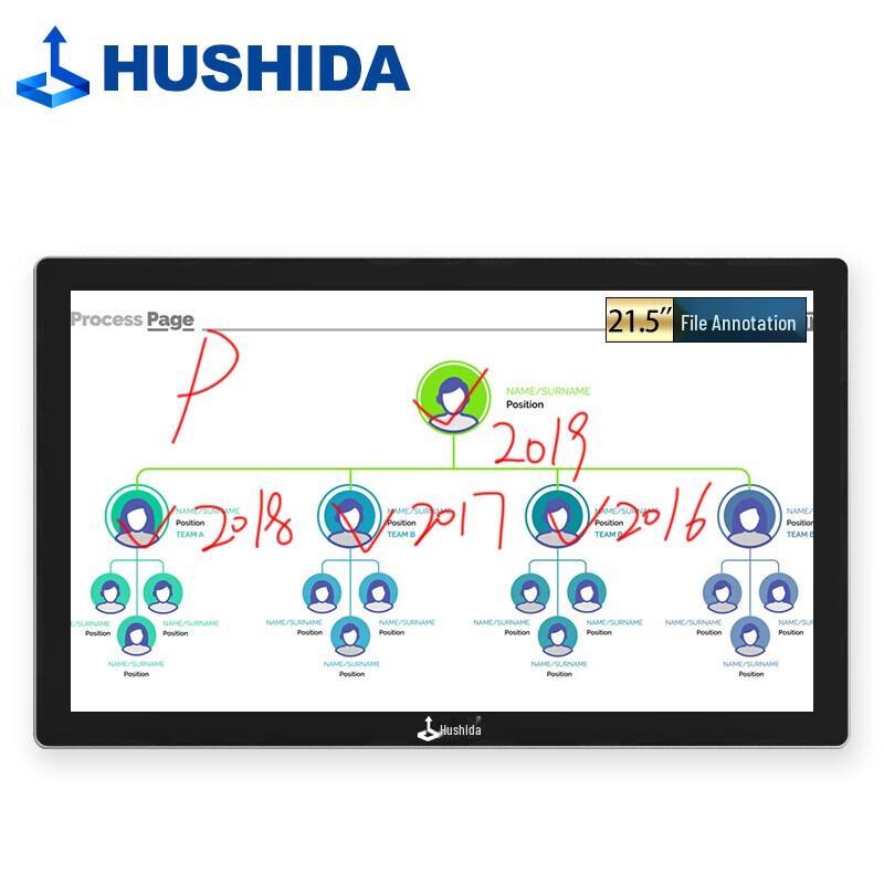 HuShiDa 21.5-inch Windows Touchscreen Digital Whiteboard & Signage Display