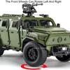 1:18 Dongfeng M-terrain Legierungsauto Spielzeug Miniaturmodell Diecast Militärfahrzeug Sound Licht Rückzug Türen geöffnet Kind Weihnachtsgeschenk