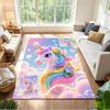 Magical Unicorn Dreamscape Non-Slip Home Carpet Design for Office Decor Living Room Bedroom Gift