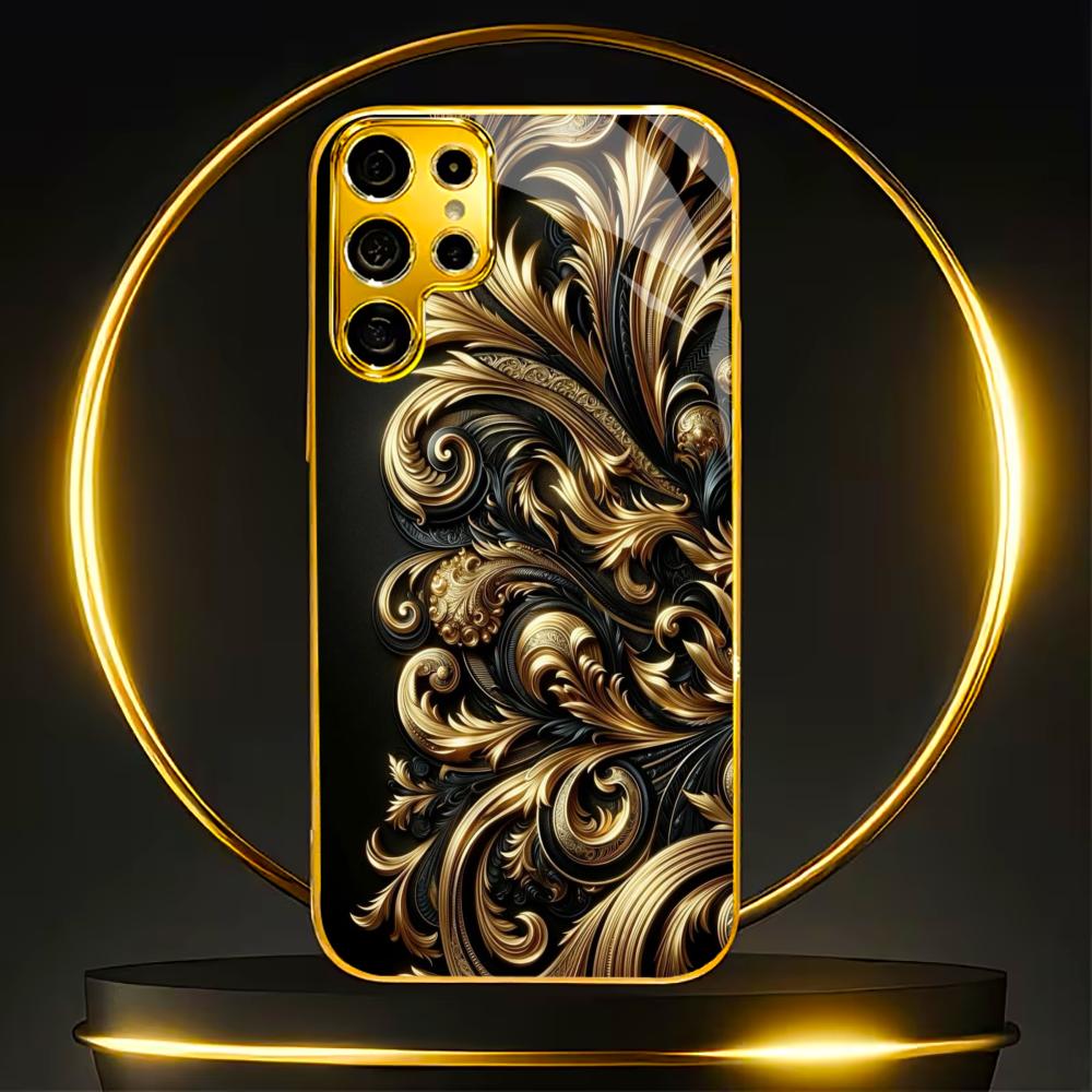 

Protective cover Atmosphere High-end Electroplating Glass PhoneCase for Samsung Galaxy S26 S25 S24 S23 S22 S21 FE,Ultra,Plus GalaxyS25