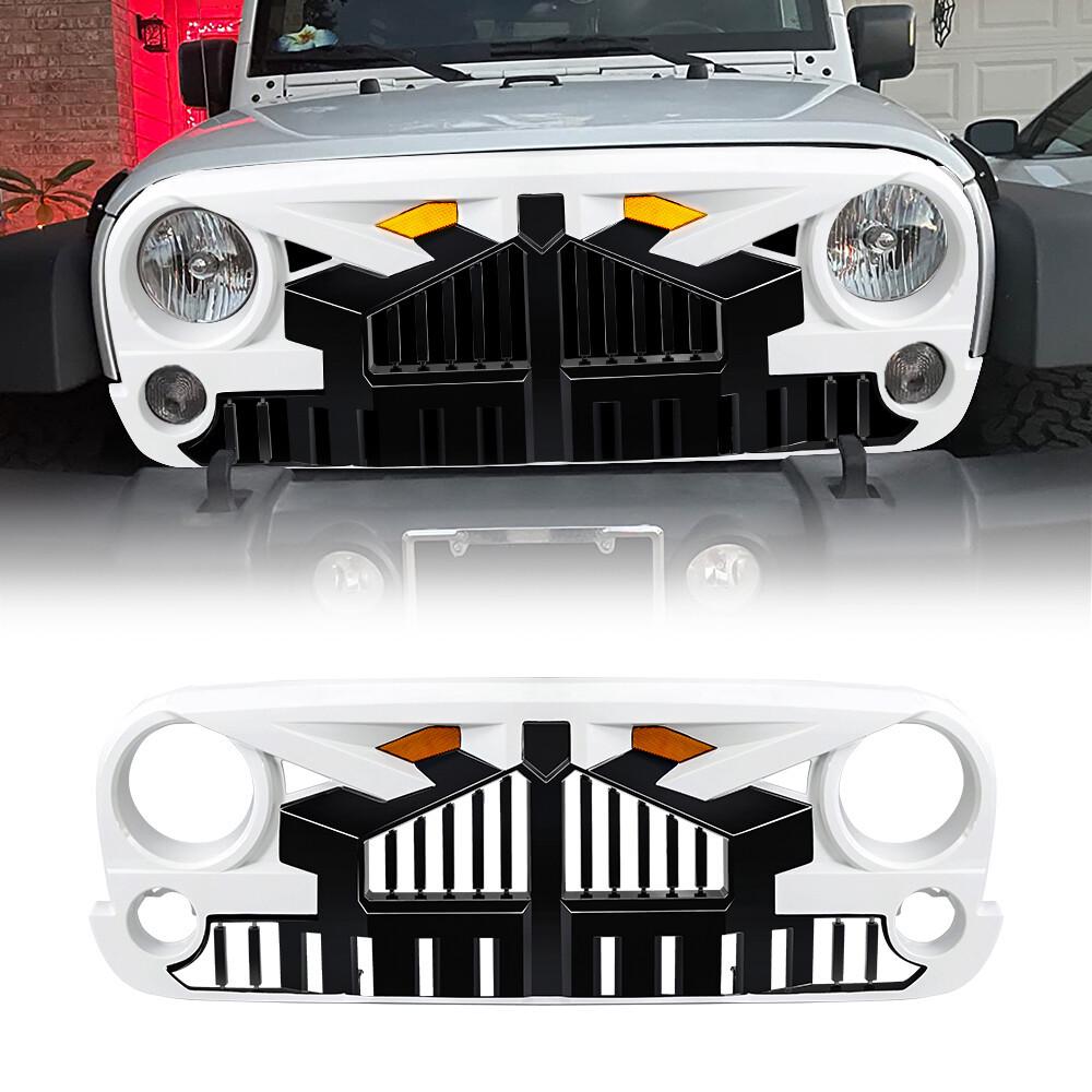 Cross-Border Modified Grille Accessories for 2007-2018 Jeep Wrangler JK - Imperial Indicator Style