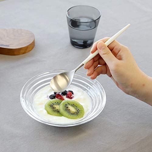 Cutipol MIO Weiß Silber Dessertlöffel MI08W