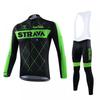 Fleece Cycling Jersey Set Mountain Road Bikes Winter Warm Long Sleeve Unisex Breathable