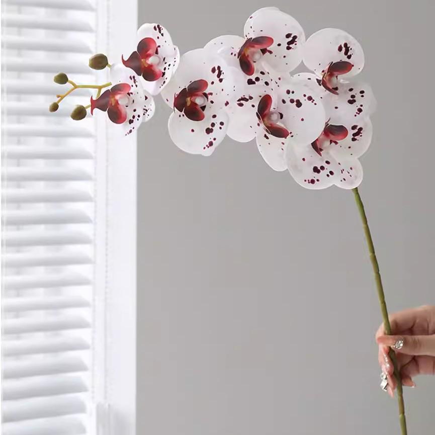 Phalaenopsis Artificial Orchid Bouquet - 7 Heads, High-End Wedding & Home Decoration.