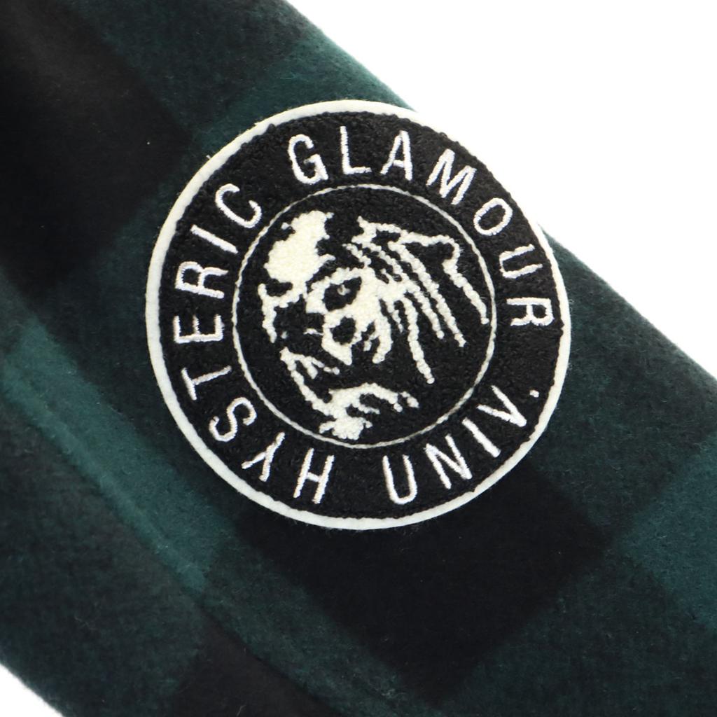 HYSTERIC WIND AND SEA Collaboration Check Pattern Boa Ranch Coat Men's Used