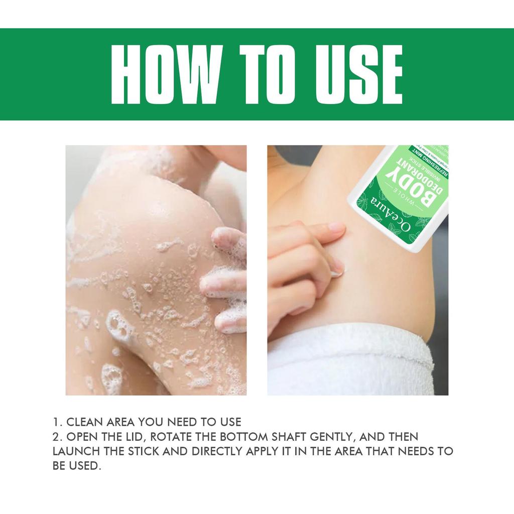 Body Odor Remove Stick Underarm Odor Removal Antiperspirant Long Lasting Fragrance