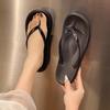 Eva Women’s Non-Slip Summer Flip-Flops - Toe-Post Beach Sandals for Outdoor Wear, Solid Colors, High-End Feel