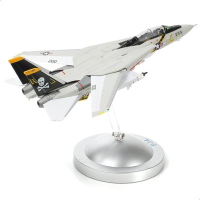 NUOTIE 1/100 F-14 Tomcat Metal Fighter Model - Finished Product - US Navy VF-84 Jolly Rogers Fighter Diecast Metal Airplane Military Display Model