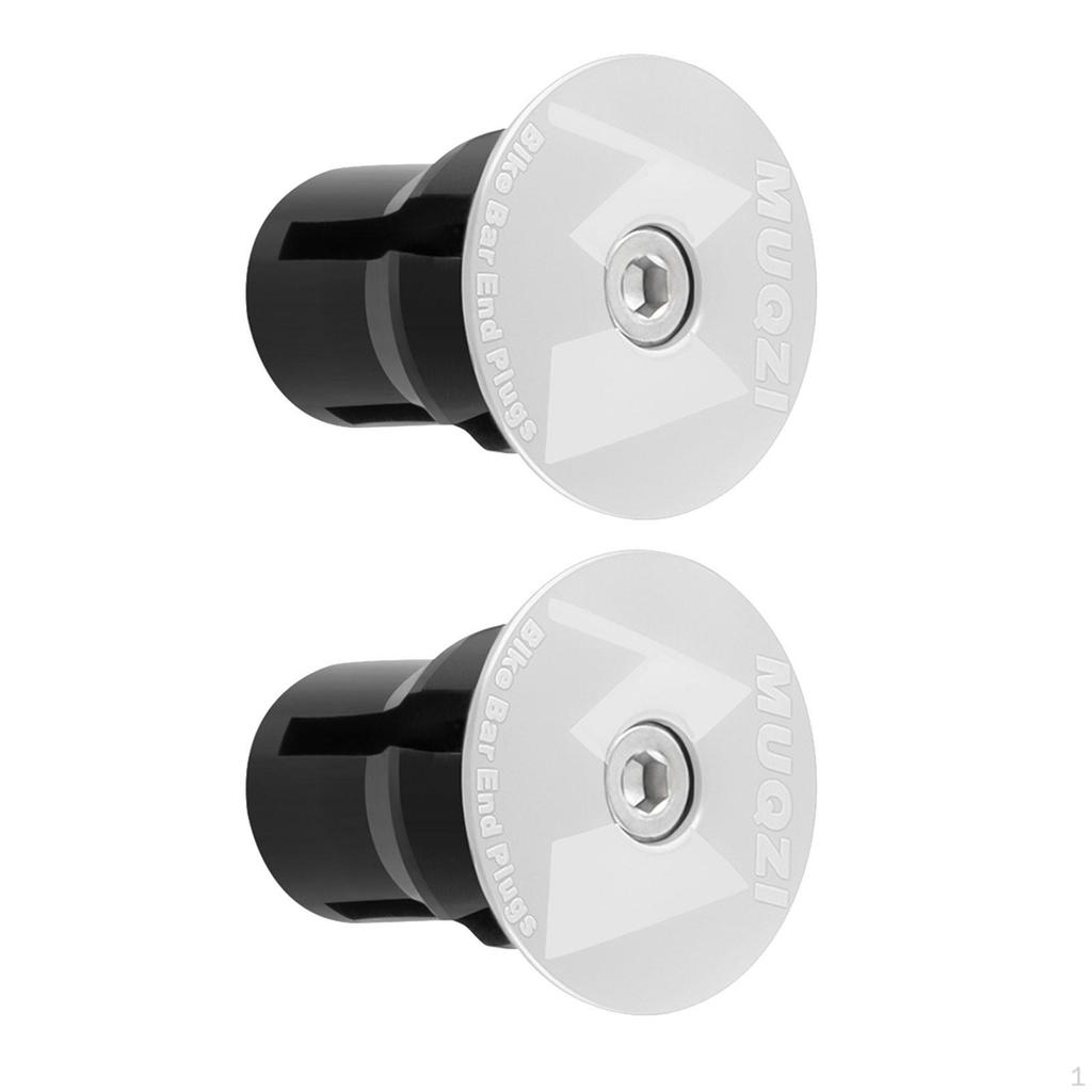 2 Pack Handlebar Plugs for Bikes, Folding Bike Accessories