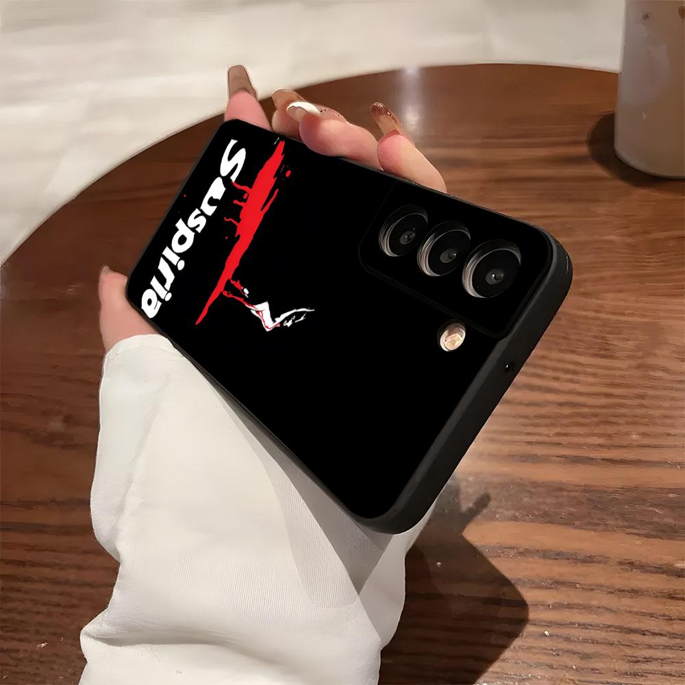 Suspiria Vintage Movie Phone Case For Samsung S26 S25 S24 FE S23 S22 S21 Plus S20 Ultra Note20Ultra Black Soft Shell