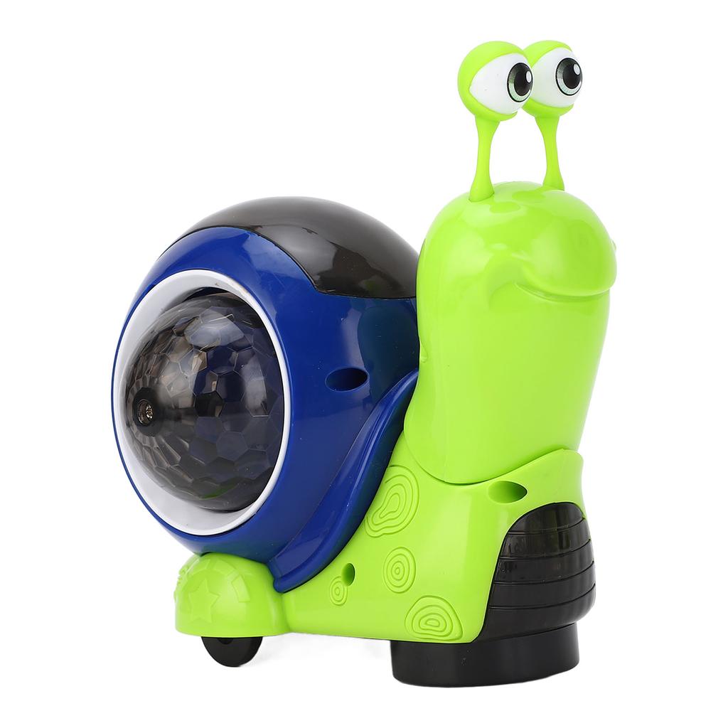 Electric Snail Toy Snail Baby Toy Interactive Crawling Toy with Music and Dazzling Lights for Childr