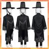 Halloween Enfants garçons Jinu Cosplay Saja garçons Costume démon chasseurs TV Roleplay chapeau manteau pantalon