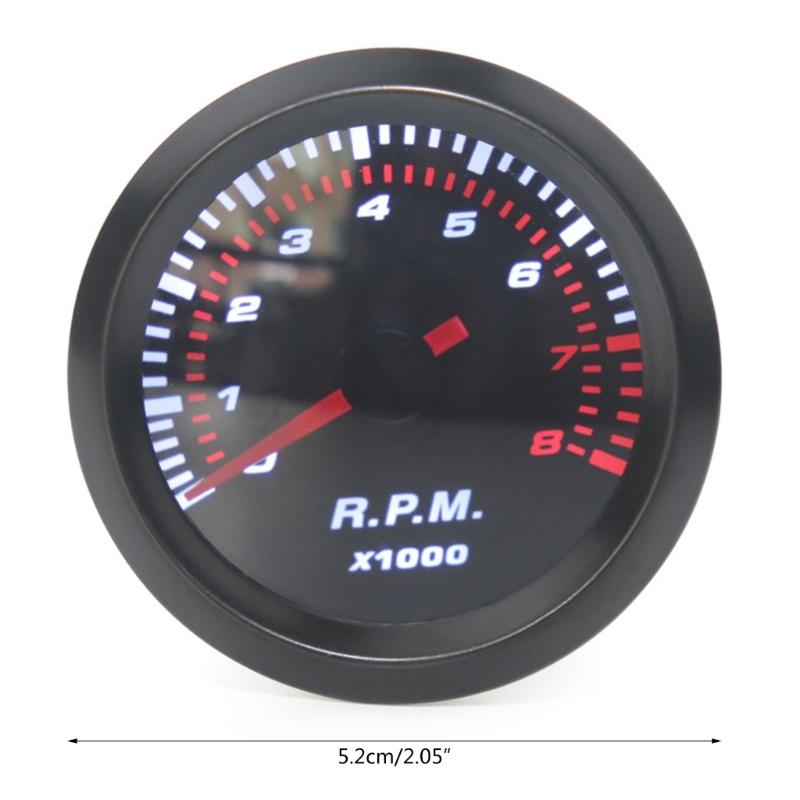 Vehicle Meter 12V Automobile Car Gauge 2" 52mm Water Temp Oil Temp Oil Press Fuel Volts Oil press Meter Gauge