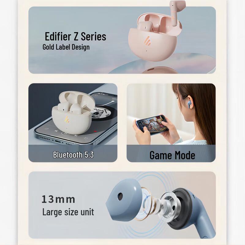 EDIFIER Z1 True Wireless Bluetooth 5.3 Earbuds