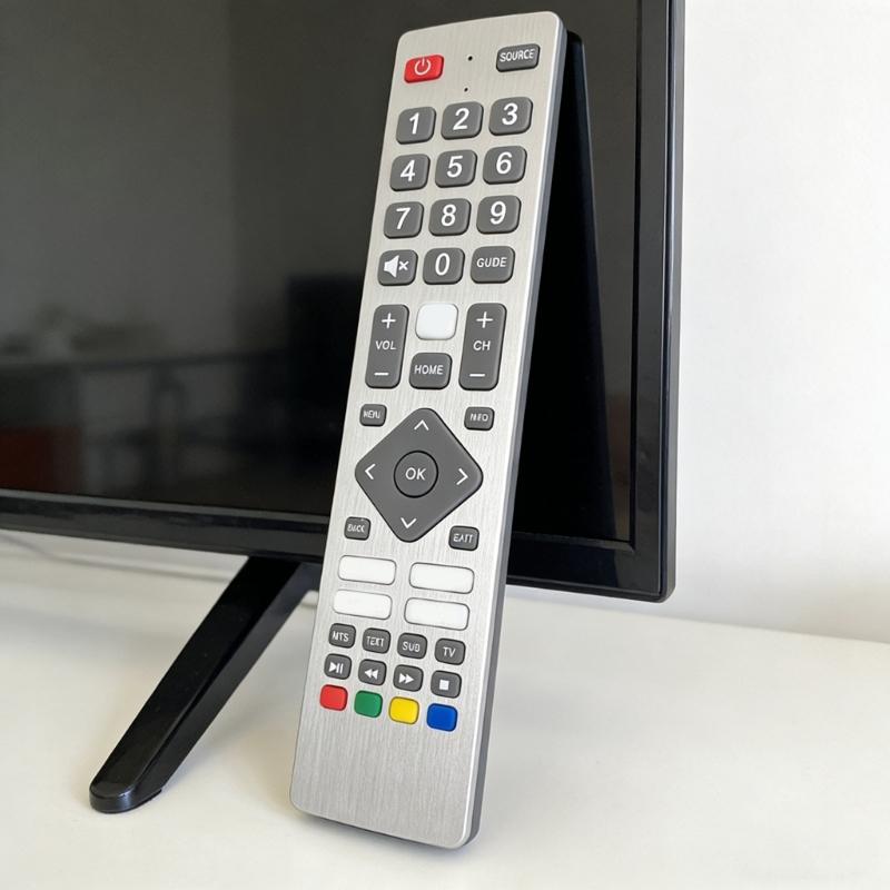 Replacement IR Remote Control For RMC0133 Digital TVs Easy Setups Ergonomic Key Long Lasts Build