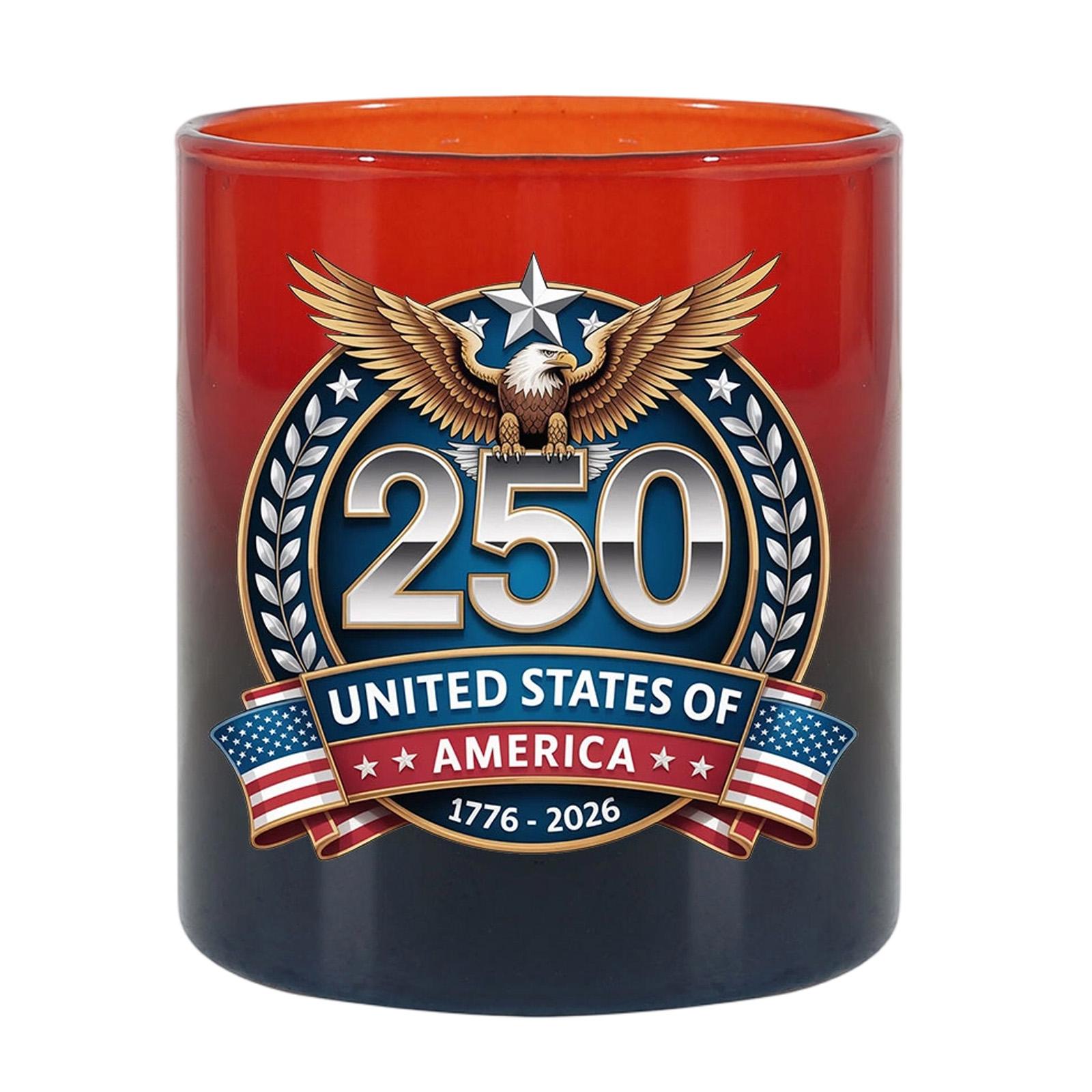 

Commemorative Ceramic Mug with 250th Anniversary United States of America 1776 to 2026 Eagle Emblem Design for Daily Use and Display One Size