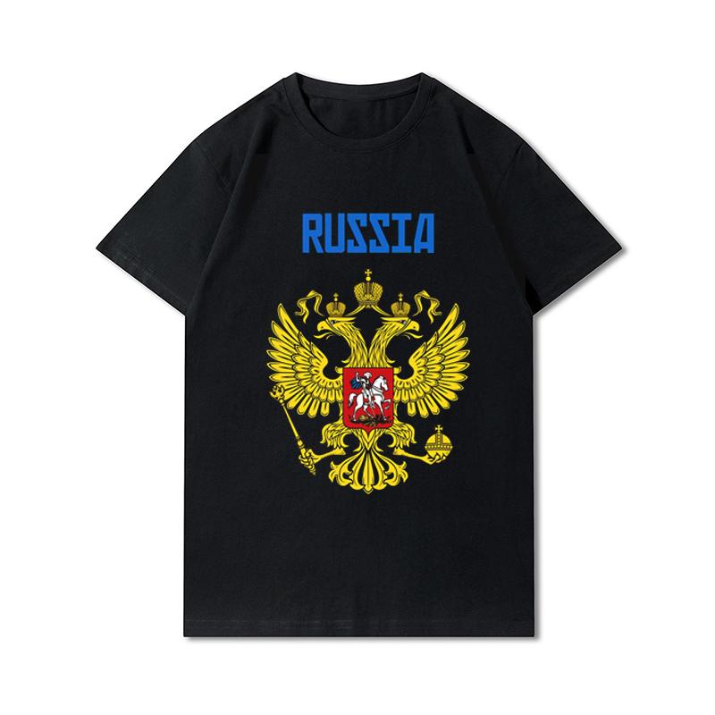 Letní pánská trička velké velikosti Tričko ze 100% bavlny Cccp s potiskem Ležérní nošení Trička s krátkým rukávem Trička do přírody