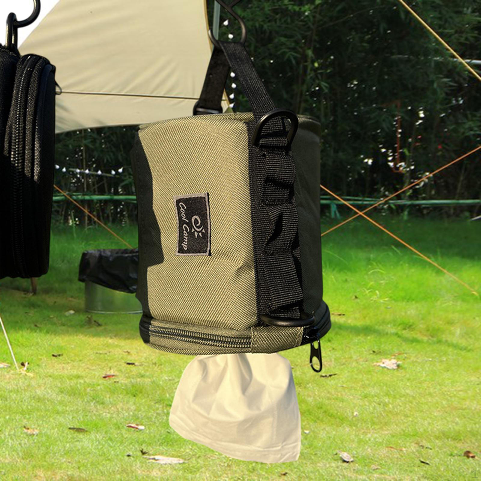 

Кемпинговый чехол для бумажных полотенец, сумка для хранения, ткань Оксфорд, износостойкий рулонный органайзер для зелёный