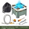 OEING Portable Dual-Burner Camping Stove Set