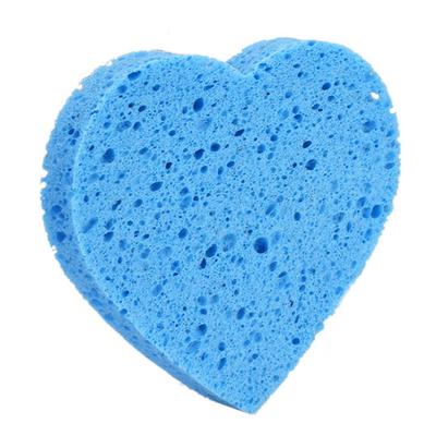 Fashion Wood Pulp Cellulose Sponge Face Puff Remover Cleansing