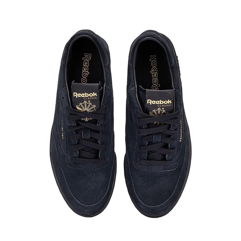 Reebok Club C Clean Low Top Skate Shoes Women Black GW2160