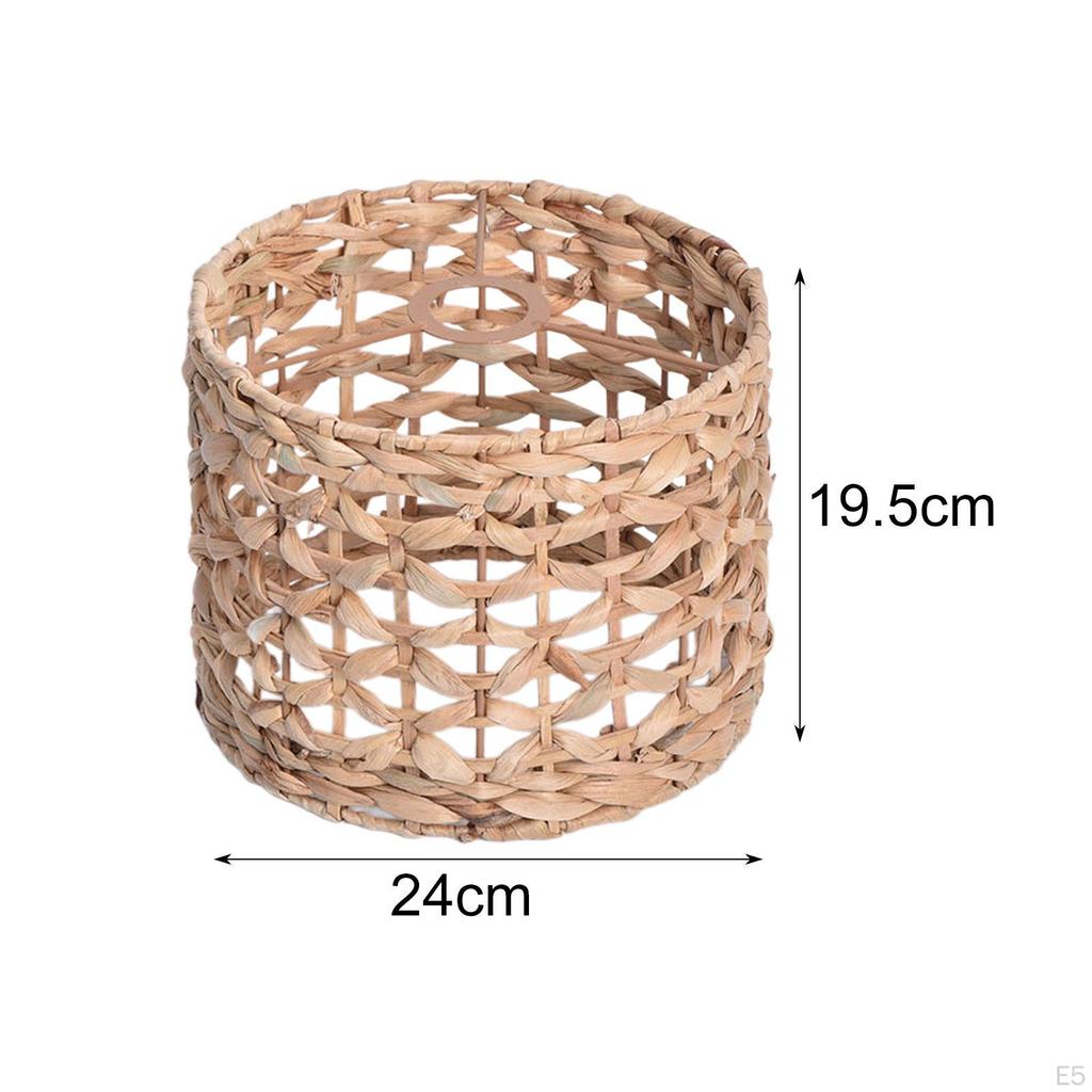 Handcrafted Rattan Lampshade with Vintage Charm for Home Decor