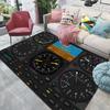 1PC Aircraft Cockpit Instrument Panel Pattern Carpet for Living Room Bedroom Sofa Home Decor Non-slip Floor Mat Large Size