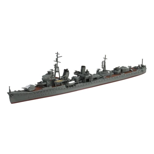 Aoshima Bunka Kyozai 1/700 Waterline Series No. 456 Japanese Navy Destroyer Hatsushimo Plastic Model Ship