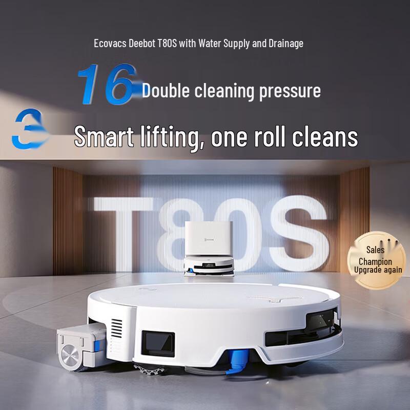 ECOVACS T80S Robot Vacuum & Mop with Auto Water System