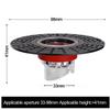 Bathroom Floor Drain Core Shower Floor Strainer Cover Toilet Sewer Anti-Odor Plug ABS Shower Hair Capture Anti-Clogging Drain