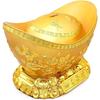 Feng Shui Golden Ingot Piggy Bank Money Bank for Saving Coin & Cash Office Home Table Chinese Feng Shui Decoration Statue Gift