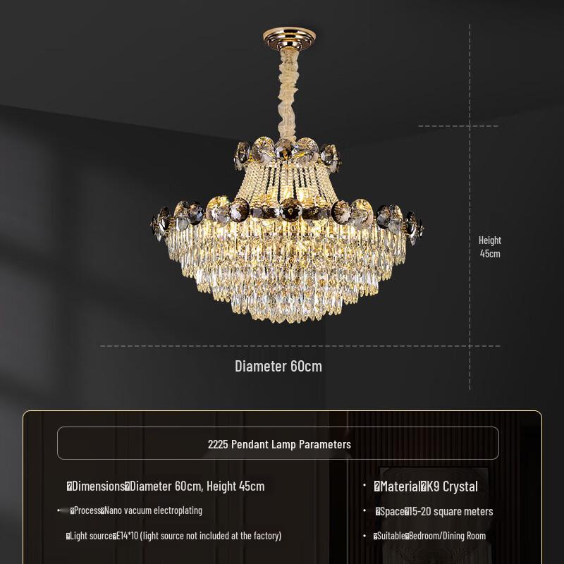 Li Shen French Style LED Chandelier