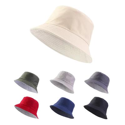 Neuer Unisex Solider Faltbarer Fischerhut Outdoor Sonnenschutzhut Panama Bob Hip Hop Kappen Sonnenhut Outdoor Strand Fischerhut für Damen