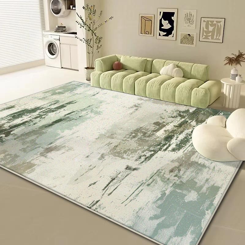 

Сучасні Зелені Великі Килими для Прикраси Вітальні Домашній Мінімалізм Килими Нековзний Килим Приліжковий для Спальні Миється Килимок для Дивана 120*180cm