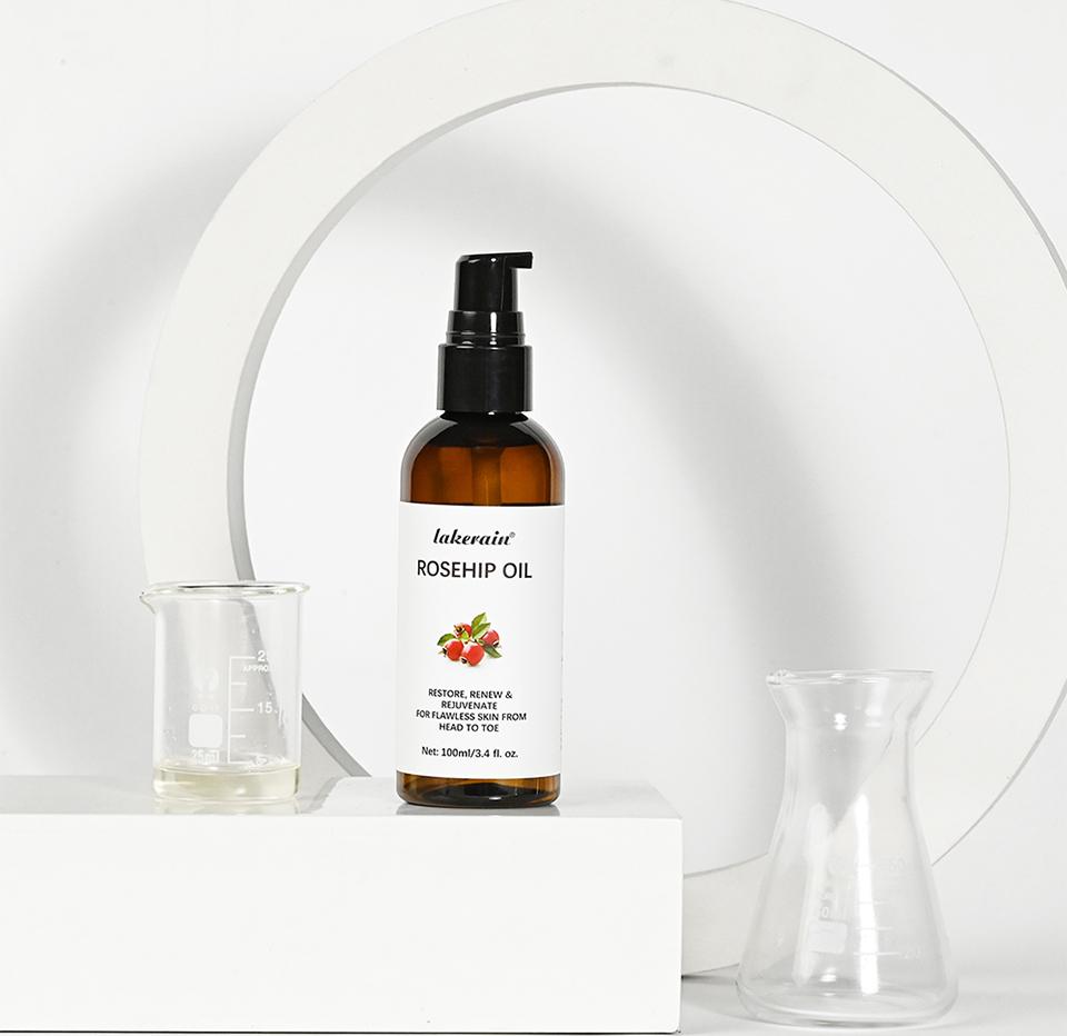 Organic Rosehip Oil Rose Hips Face Oils 30ml Fast-Absorbing Skin Care Moisturizer Face Oil Organic Rosehip Seed Oil Essence