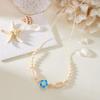Weaving Handmade Flower Shell String Necklace for Women Girls Bohemia Shell Charm Adjustable Necklace Summer Beach Jewelry
