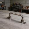 304 Stainless Steel Folding Handle with Heavy Duty Durability and Comfortable Grip for Industrial Machinery and Equipment