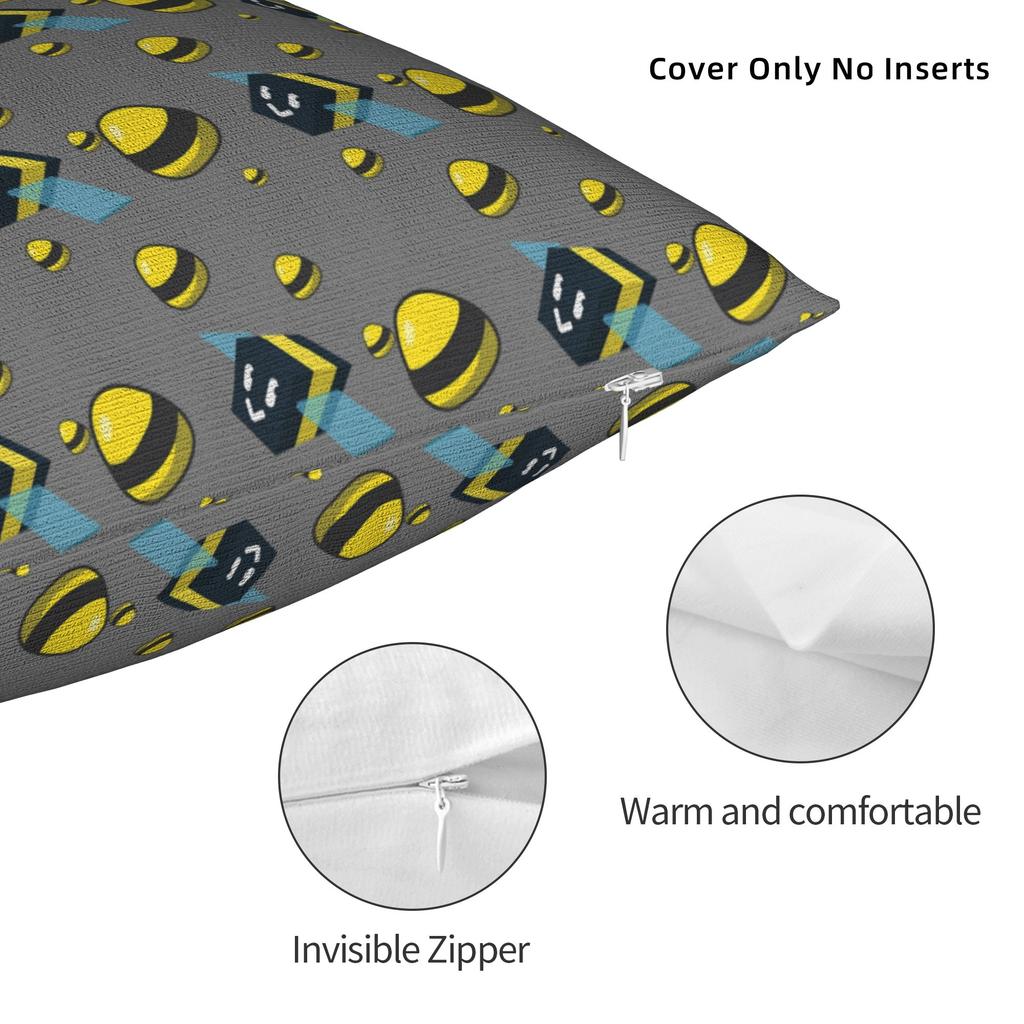 Bee Swarm Simulator Collection BSS Pillowcase Soft Polyester Cushion Cover Decorative Game Pillow Case Cover Home Drop Shipping