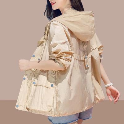 2025 New Sun Protection Clothing Women's Summer Thin Coat Anti-Ultraviolet Breathable Shirt Hooded Windbreaker Female Jacket